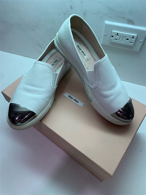 miu miu slip ons|miumiu shoes women.